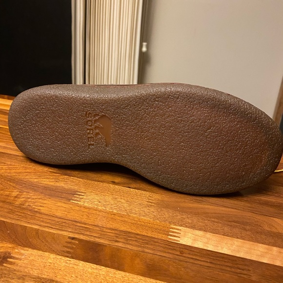 Men's Sorel Brown Leather Boots Size 9 - Picture 5 of 6